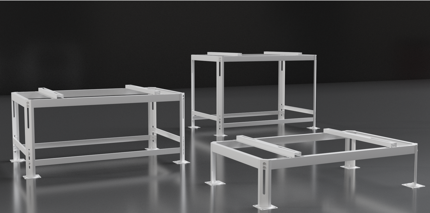 Bakkestativ 400mm, hvit