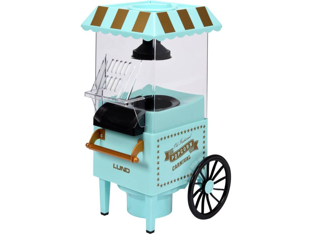 Popcornmaskin 1200W med tralle – Perfekt for hjemmekino og arrangementer!