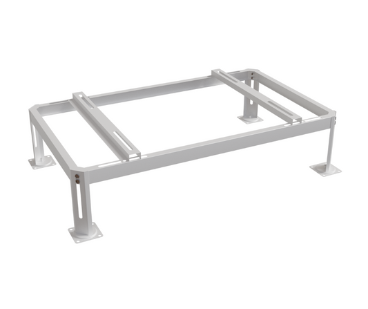 Lavt bakkestativ 200mm, hvit