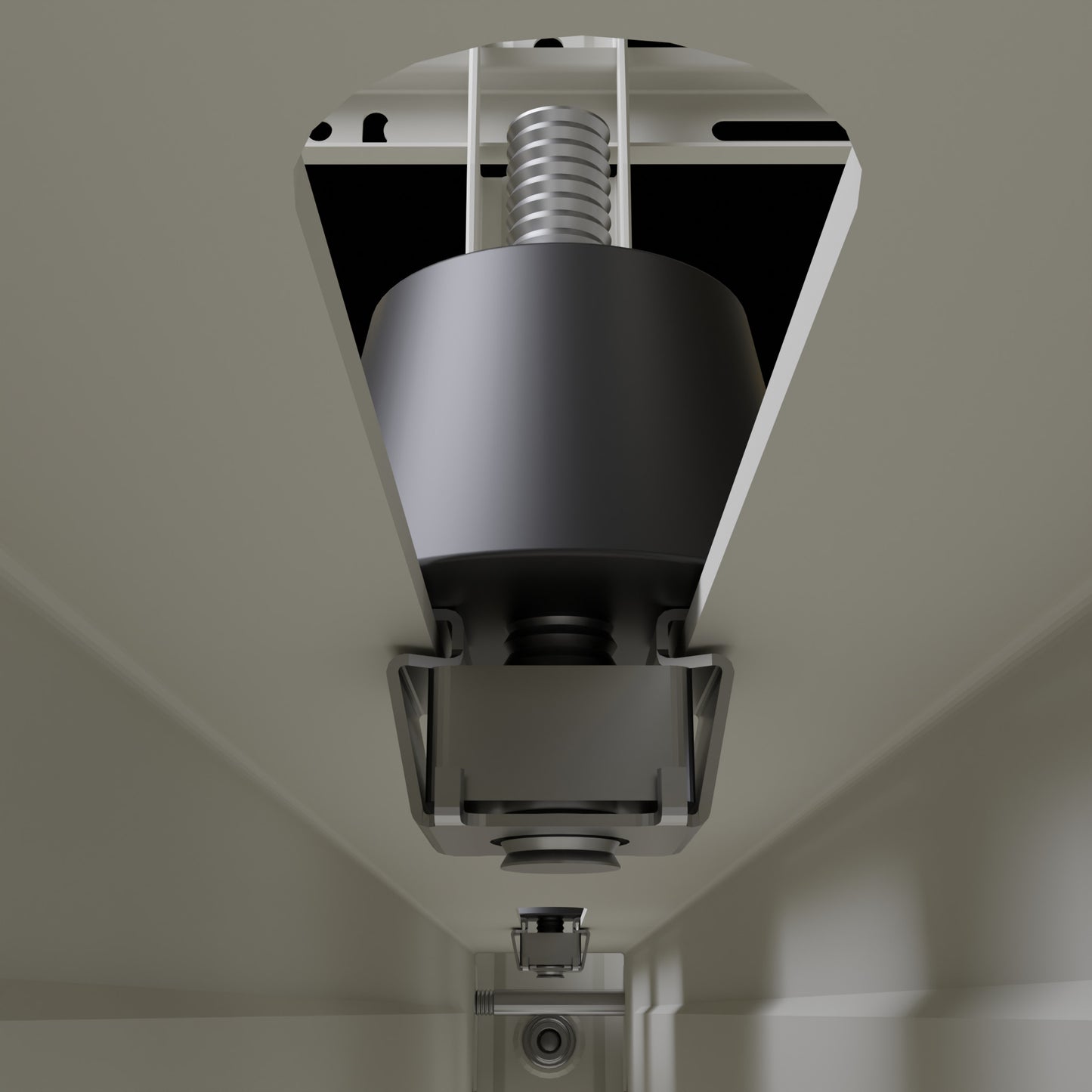 Veggbrakett 465mm, hvit