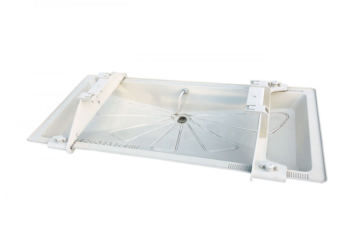 Dryppanne med 3m varmekabel, 850x400mm