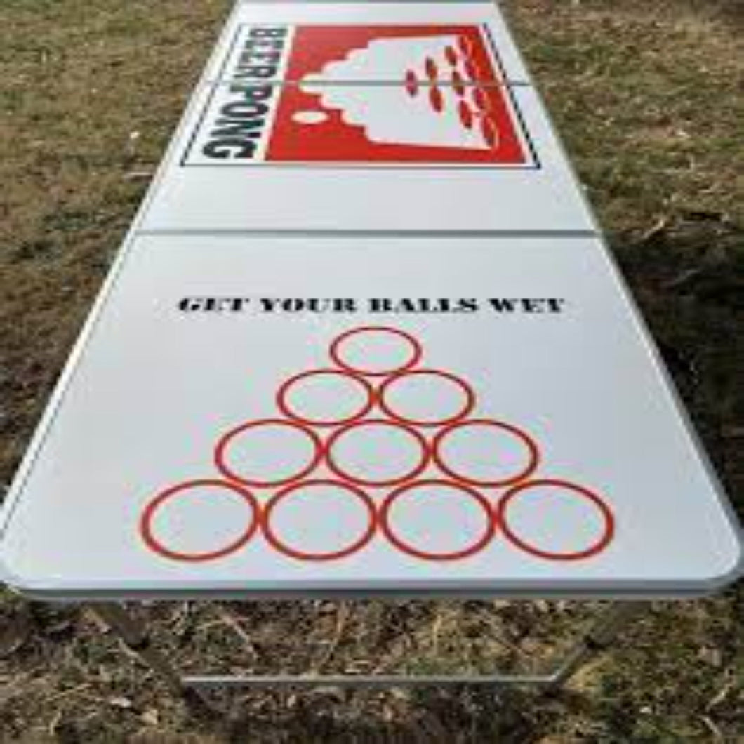 Beer pong bord pakke - Get your balls wet (2 stk. BPB) - VÅRKAMPANJE - 50% rabatt på allerede rabatterte priser i hele nettbutikken tom 31.03! Rabattkode: vår2024