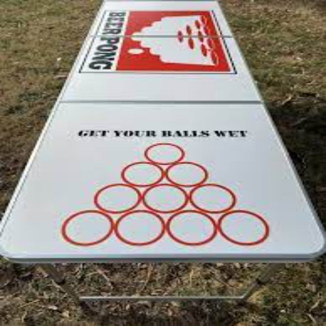 Beer pong bord pakke - Get your balls wet (2 stk. BPB)