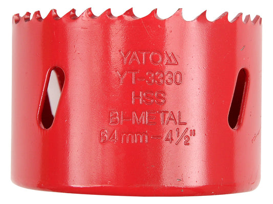 Hullsag Bi-Metal HSS M3 64mm – Kraftig hullbor for metall, tre og plast