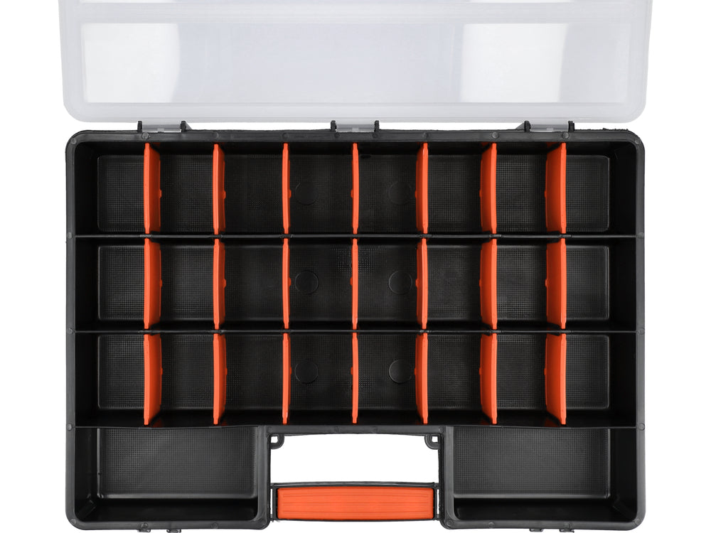 Verktøy Organizer 46 × 32 cm – Justerbar sortimentsboks med håndtak