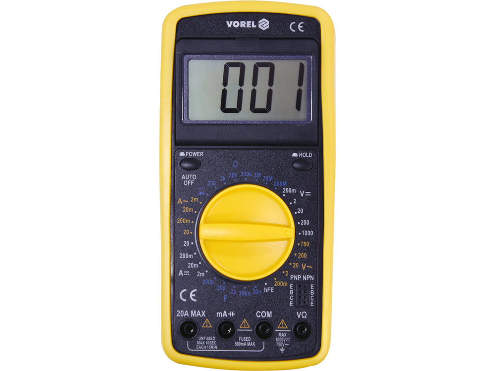 Digitalt Multimeter med bakgrunnsbelysning – Avansert måleinstrument