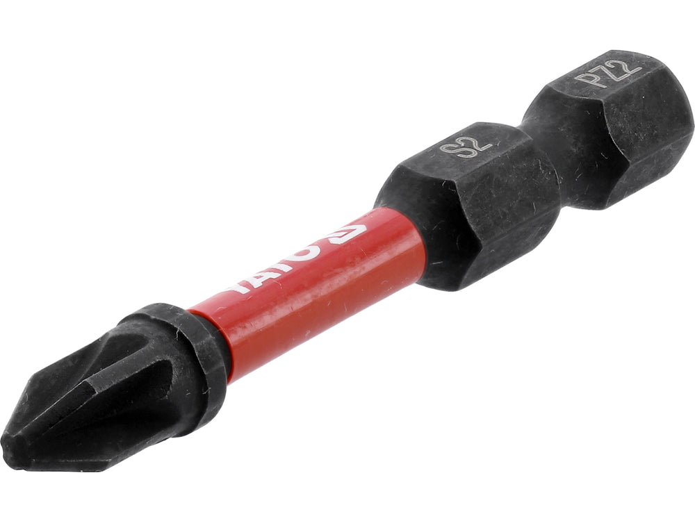 Skrutrekkerbits PZ2 50mm – Impact bits 2 stk (1/4")