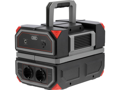 Bærbar Batteristasjon 600W, 504Wh, 230V, USB-C PD