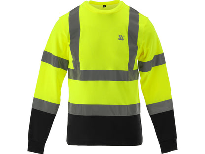 Refleks langermet arbeidsgenser Oriolus – Hi-Vis T-skjorte (str. L)