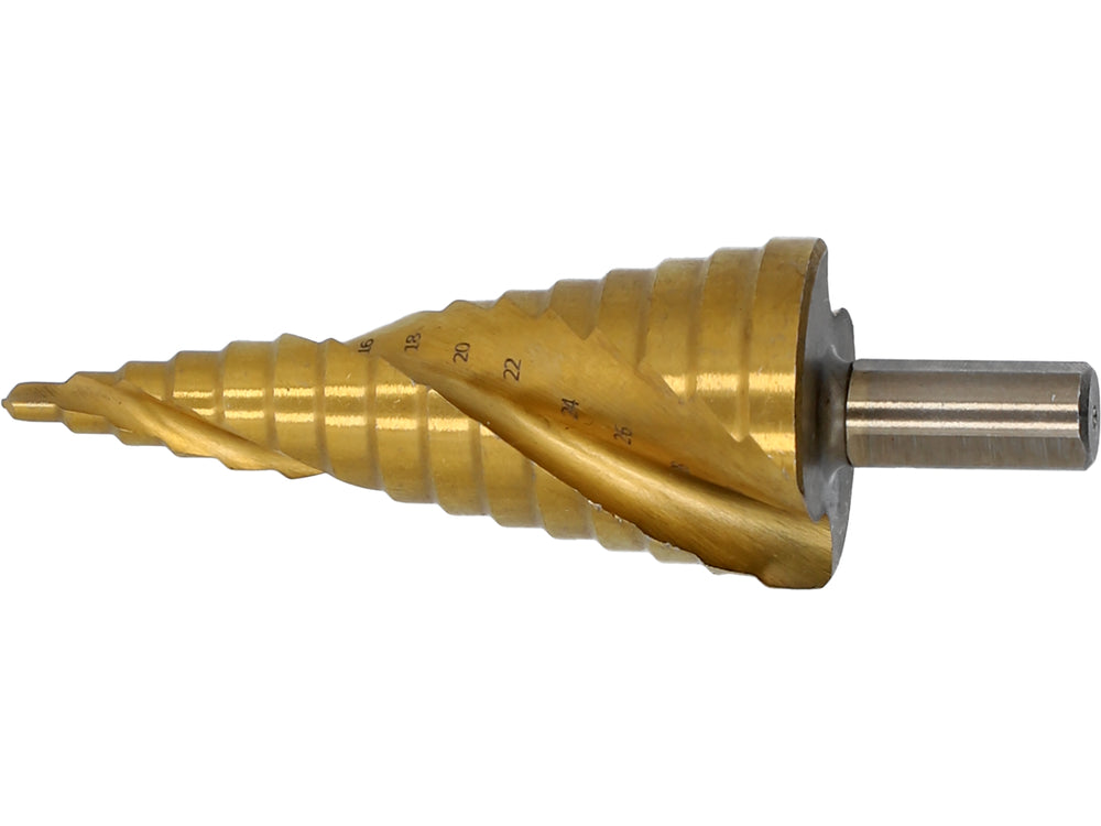 Trinnbor 4–32mm – Step drill for metall, plast og tynnplater