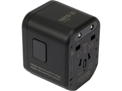 Universal Reiseadapter med USB og 20W Quick Charger – Perfekt for Globale Eventyr