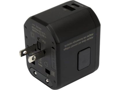 Universal Reiseadapter med USB og 20W Quick Charger – Perfekt for Globale Eventyr