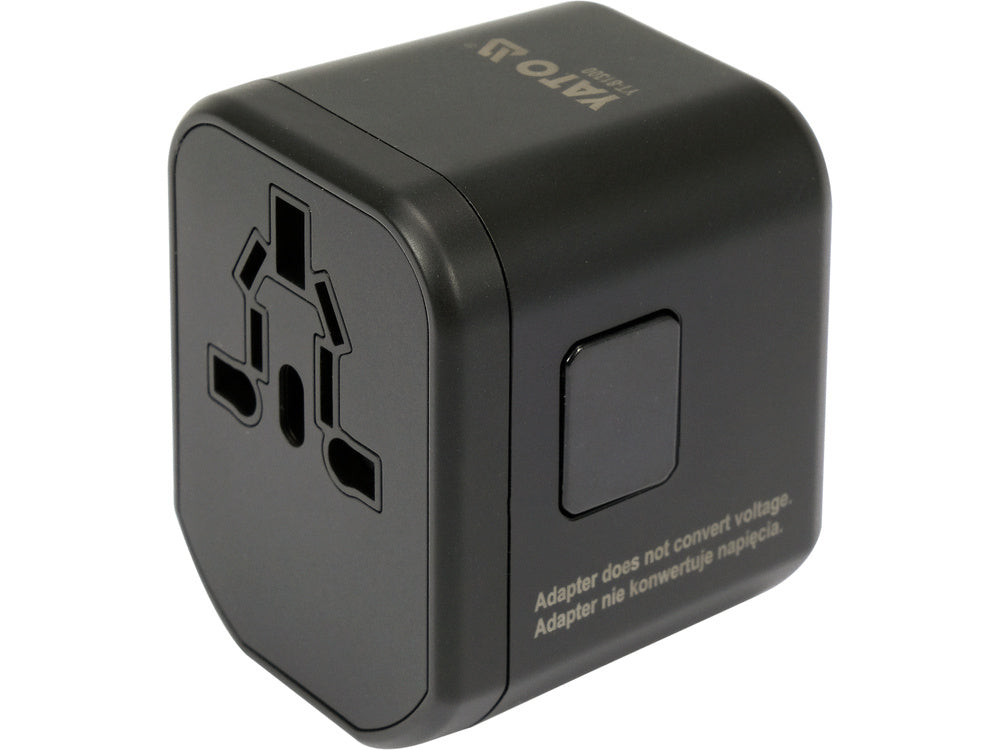 Universal Reiseadapter med USB og 20W Quick Charger – Perfekt for Globale Eventyr