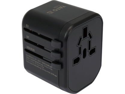 Universal Reiseadapter med USB og 20W Quick Charger – Perfekt for Globale Eventyr