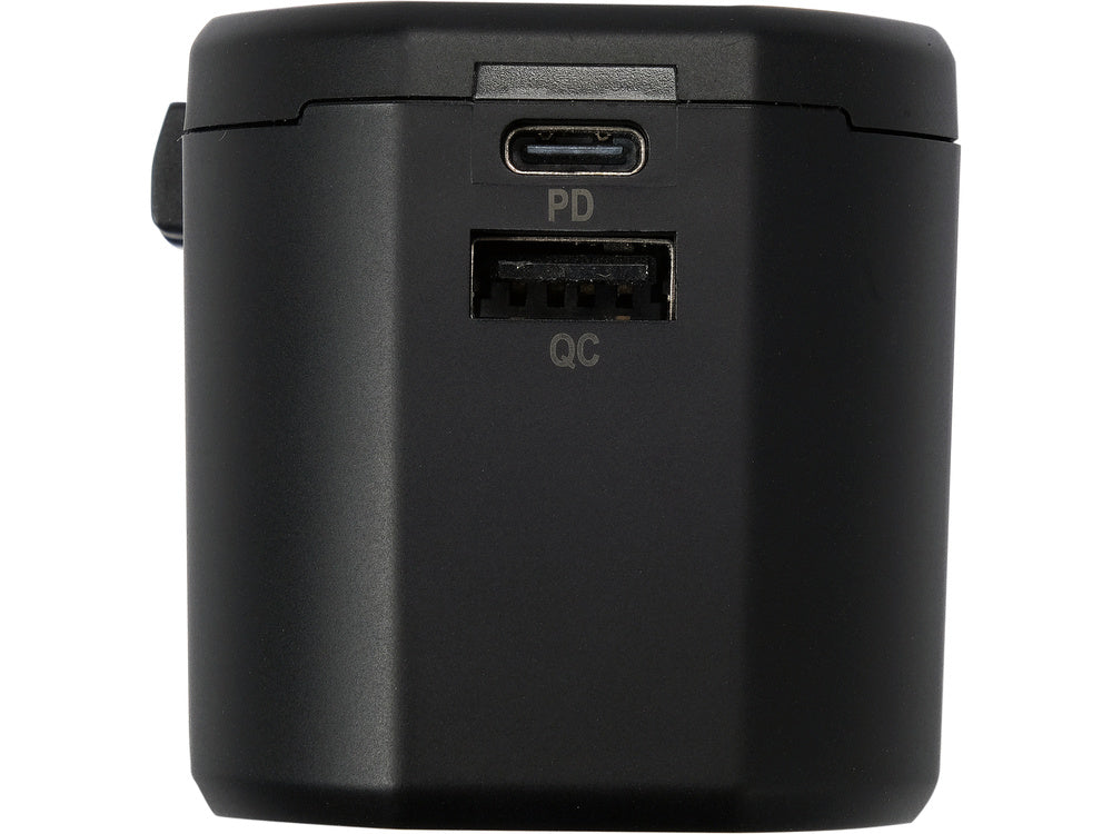 Universal Reiseadapter med USB og 20W Quick Charger – Perfekt for Globale Eventyr