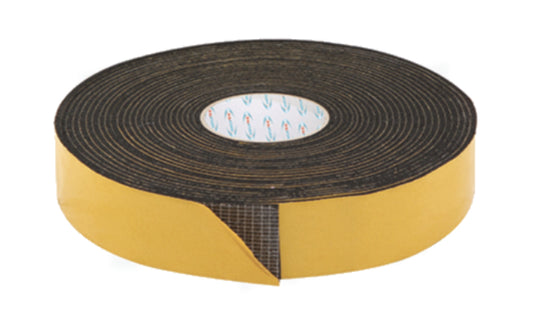 Isolasjonstape 3mmx50mmx15m, svart - slitesterk teip for krevende bruk