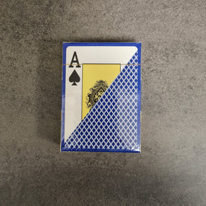 Kortstokk - plastikk pokerkort, blå