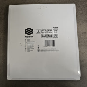 Vorel 76314 Sett med sakser, 5stk, rustfritt stål