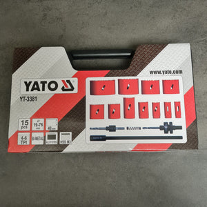 Yato YT-3381 Hullsagsett, 15 deler