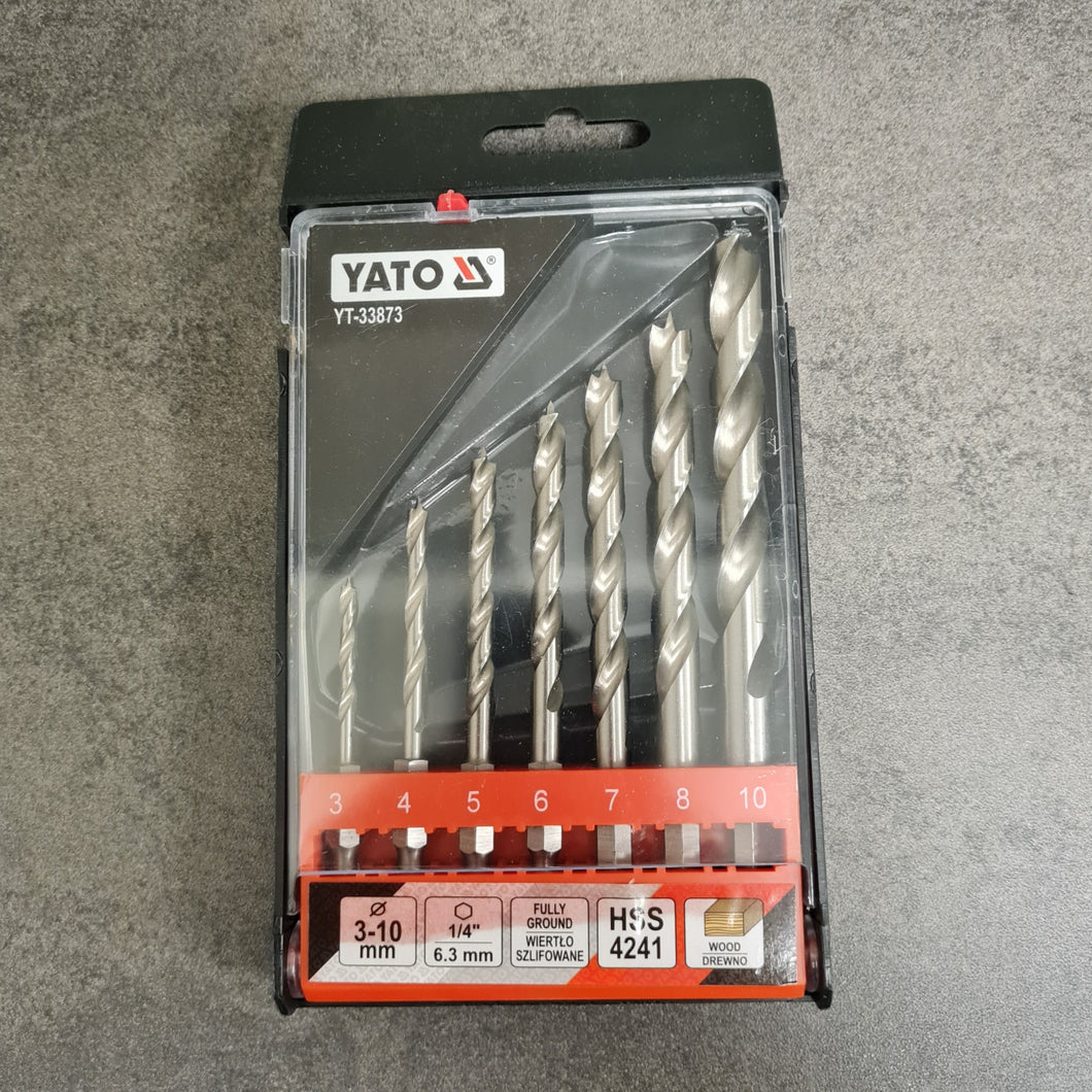 Yato YT-33873 Treborsett 3-10mm, 7 deler