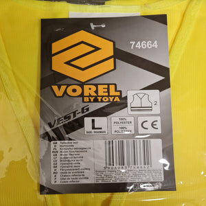 Vorel 74664 Refleksvest, gul str. L