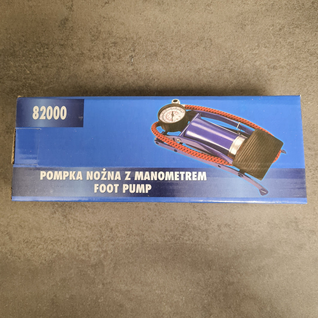 Vorel 82000 Fotpumpe med manometer