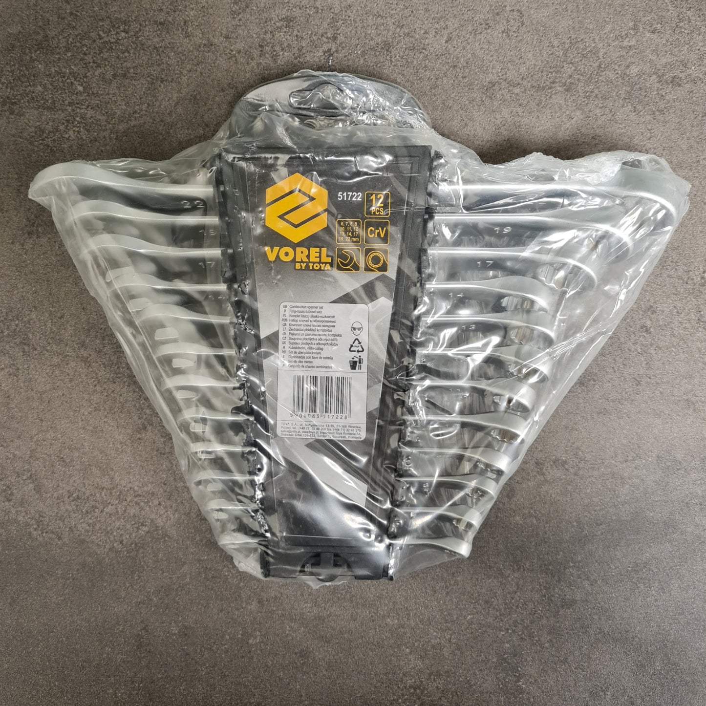Fastnøkkelsett – Kombinasjonsnøkler 6–32mm (15 deler)