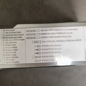 Yato YT-36501 Skrue- og pluggsett, 350 deler