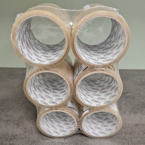 12pk. Vorel 75300 Emballasjetape/pakketape 48mmx45m (PP15)