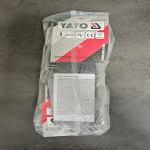 Yato YT-74719 Nylon Arbeidshansker, grå str. 9