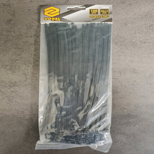 Vorel 73929 Strips 280x4,8, svart (100stk.)
