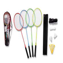 Last inn bildet i Galleri-visningsprogrammet, Sunflex Badmintonsett til 4 spillere m/nett
