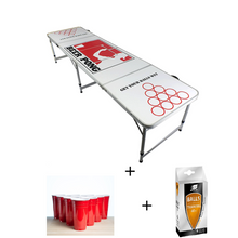 Last inn bildet i Galleri-visningsprogrammet, Beer Pong bord 08 - 240x60x70cm + Kopper og baller (PP05)
