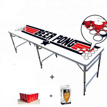 Last inn bildet i Galleri-visningsprogrammet, Beer Pong bord 02 - 240x60x70cm + Kopper og baller (PP02) - VÅRKAMPANJE - 50% rabatt på allerede rabatterte priser i hele nettbutikken tom 31.03! Rabattkode: vår2024
