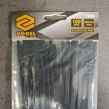 Last inn bildet i Galleri-visningsprogrammet, 40pk. x 100pk. Vorel 73929 strips 280x4,8, svart (PP13)
