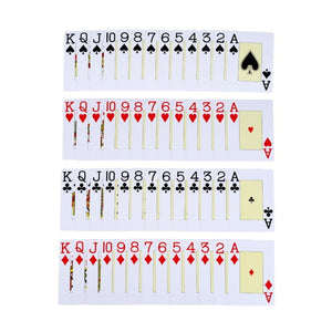 Kortstokk - plastikk pokerkort, blå