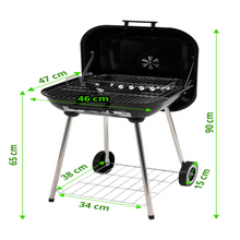 Last inn bildet i Galleri-visningsprogrammet, Lund 99580 Kullgrill med lokk 40x45cm
