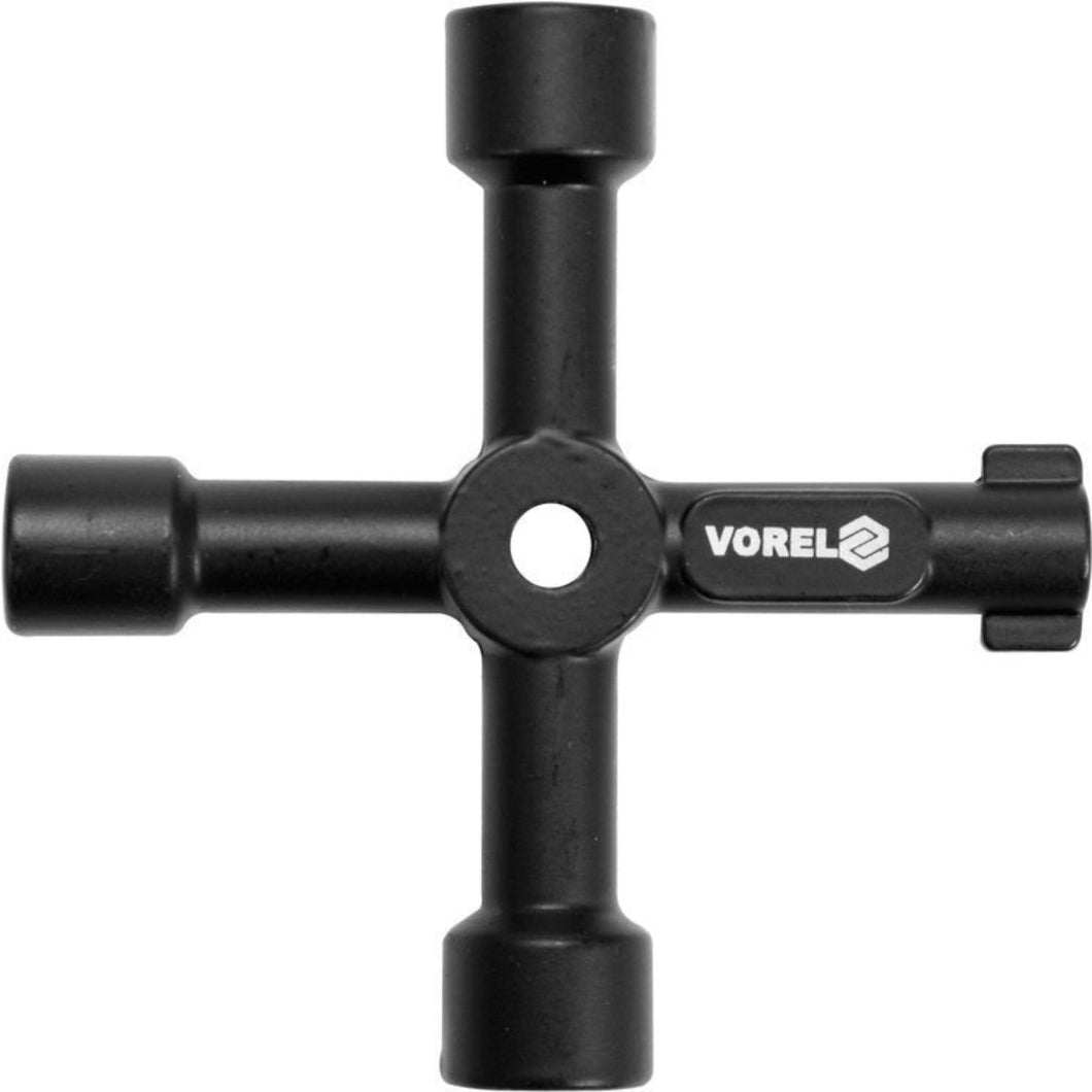 Vorel 78477 Universalnøkkel, 4-veis/Nøkkelkryss for skap ol.