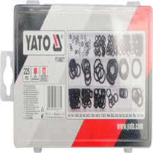 Last inn bildet i Galleri-visningsprogrammet, Yato YT-06877 O-ringer/pakninger, assortert 225 stk.
