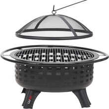 Last inn bildet i Galleri-visningsprogrammet, Lund 99714 Bærbar grill/peis m/stållokk 57cm
