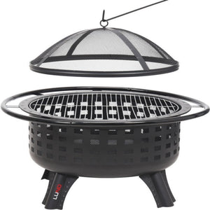 Lund 99714 Bærbar grill/peis m/stållokk 57cm