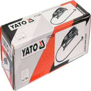 Yato YT-7349 Fotpumpe med manometeravlesning opp til 7 bar