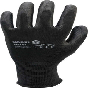 Vorel 74079 Nylon Arbeidshansker, svart str. 9