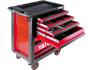 Yato YT-5530 Verkstedskap, 6 skuffer og 177 forskjellige verktøy