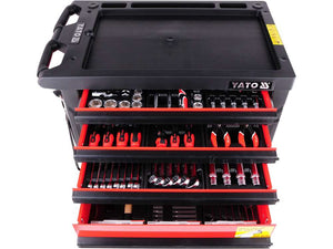 Yato YT-5530 Verkstedskap, 6 skuffer og 177 forskjellige verktøy