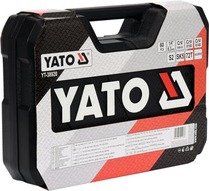 Yato YT-38920 Verktøysett 1/4", 60 deler