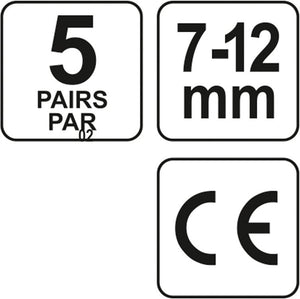 Yato YT-7451 Ørepropper, 5 par
